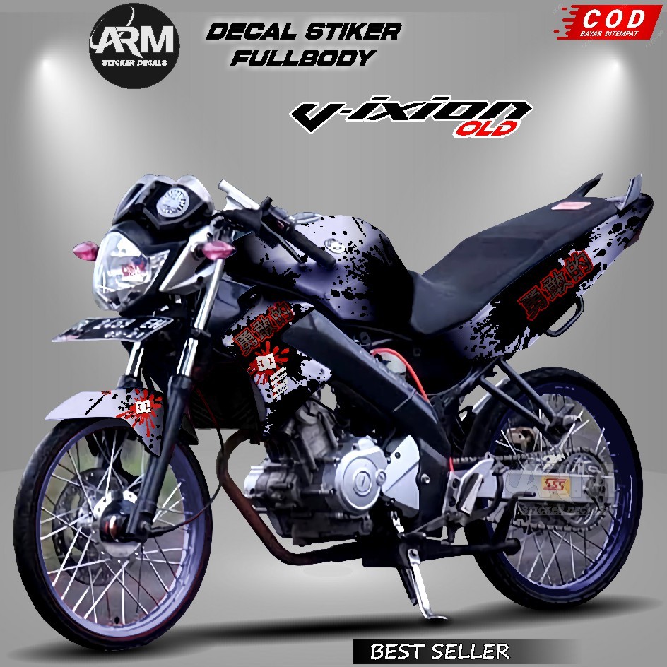 ARM Decal Stiker Motor Vixion Old Fullbody Original Brush Terbaru [ COD ]
