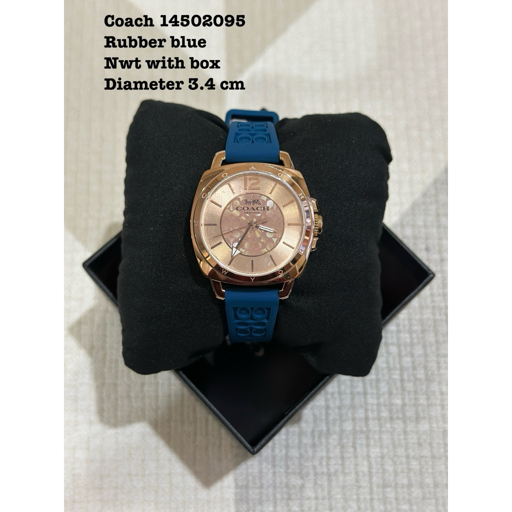 Jam Tangan Wanita CoachRubber Blue