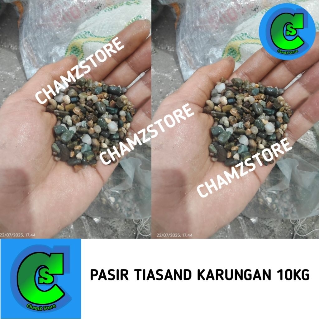 10kg pasir tiasand tia sand aquascape aquarium / pasir tia sand tiasand karungan  / pasir tiasand / 