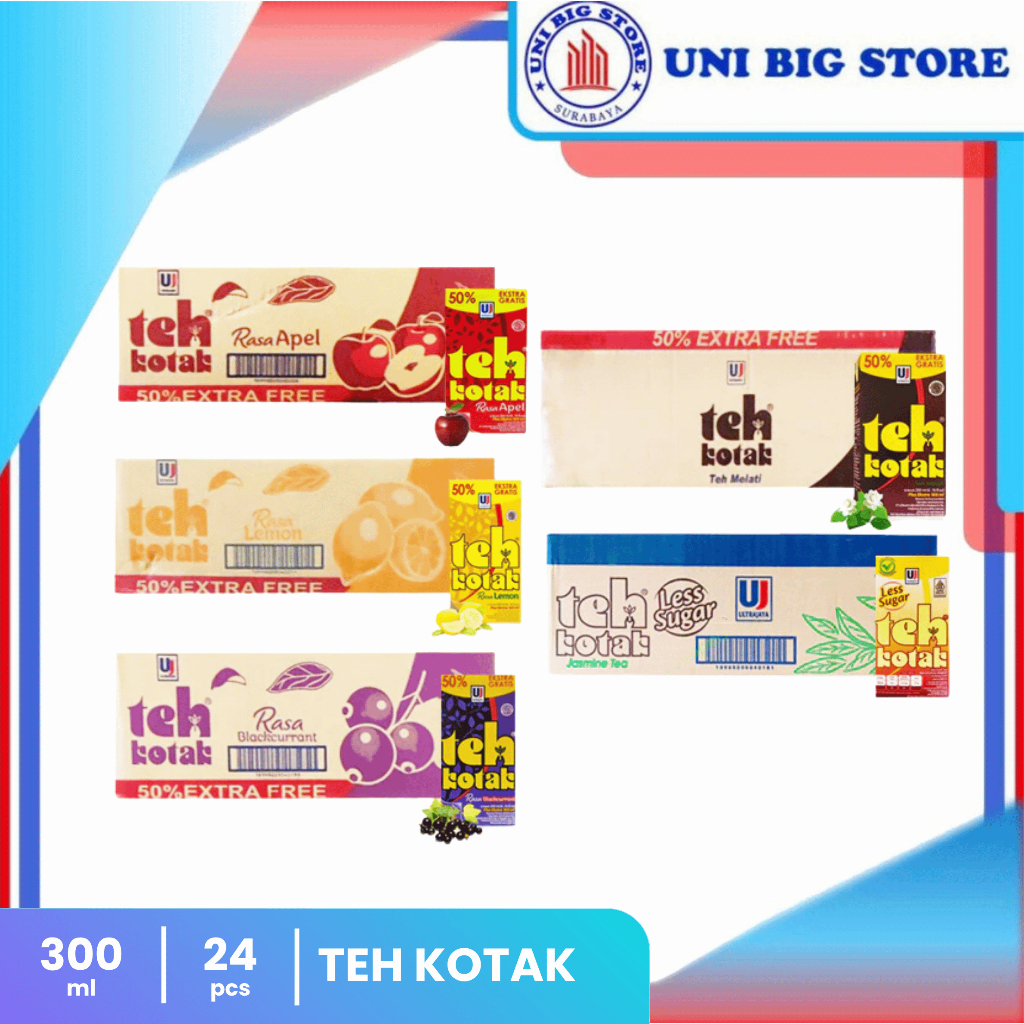 

Teh Kotak Jasmine Original Blackcurrant Lemon Apel 300 ml DUS 24 pcs