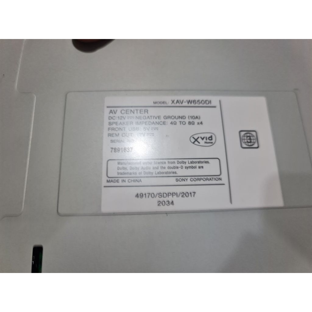 Head Unit Mitsubishi Xpander Ultimate Original