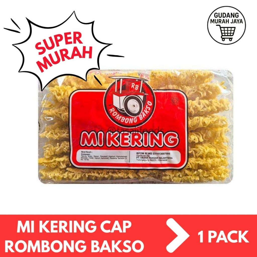 

MIE KERING CAP ROMBONG BAKSO 16 keping