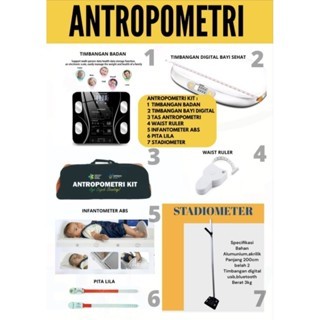Antropometri Kit ABS / Posyandu Kit / Posyandu 1 set / Stunting Kit
