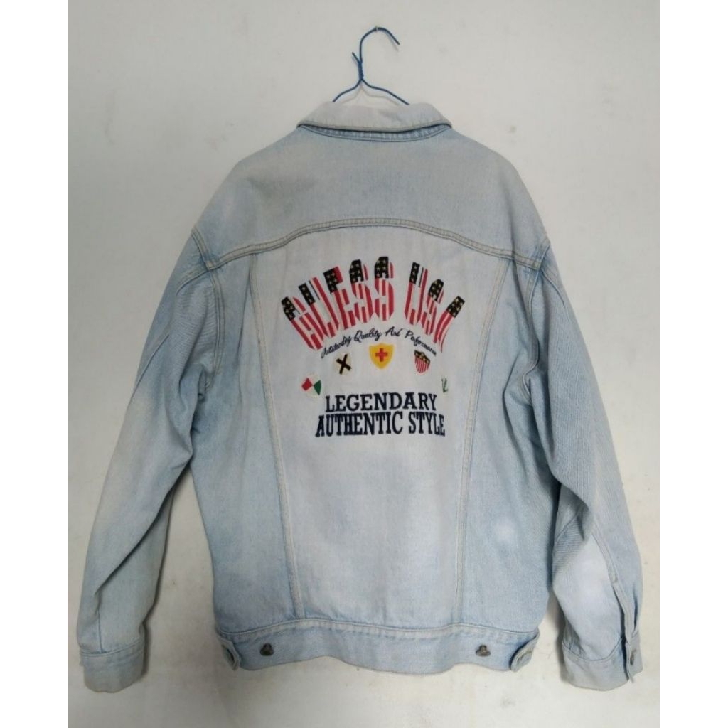vintage80s  jaket levis guess georges marciano legendary authentic style