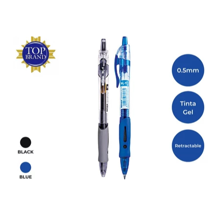 

KENKO GEL PEN / Pulpen Jel / Pena Jel Tinta Cetek K-1 Retractable