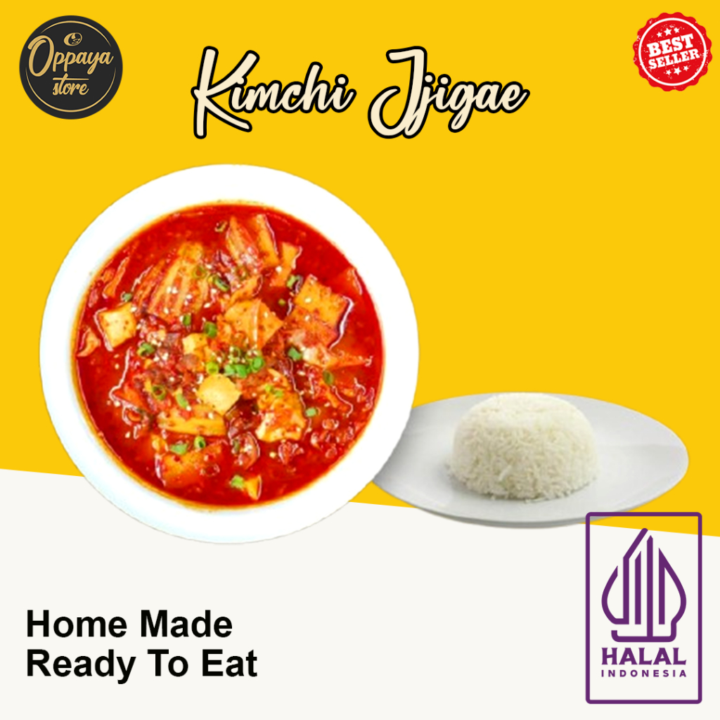 

Kimchi Jjigae Set Complete (Soup Kimchi ) Sudah Siap Makan Instant