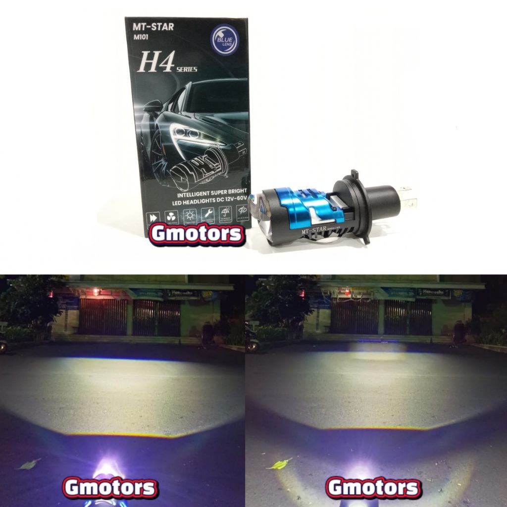 H4 MT STAR  Lampu Utama BILED H4 MT STAR Dengan Kipas Pendingin Jauh Dekat Lampu Depan Led H4 Biled