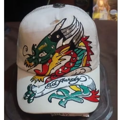 topi Ed Hardy.trucker.capback.osfm.garansi original