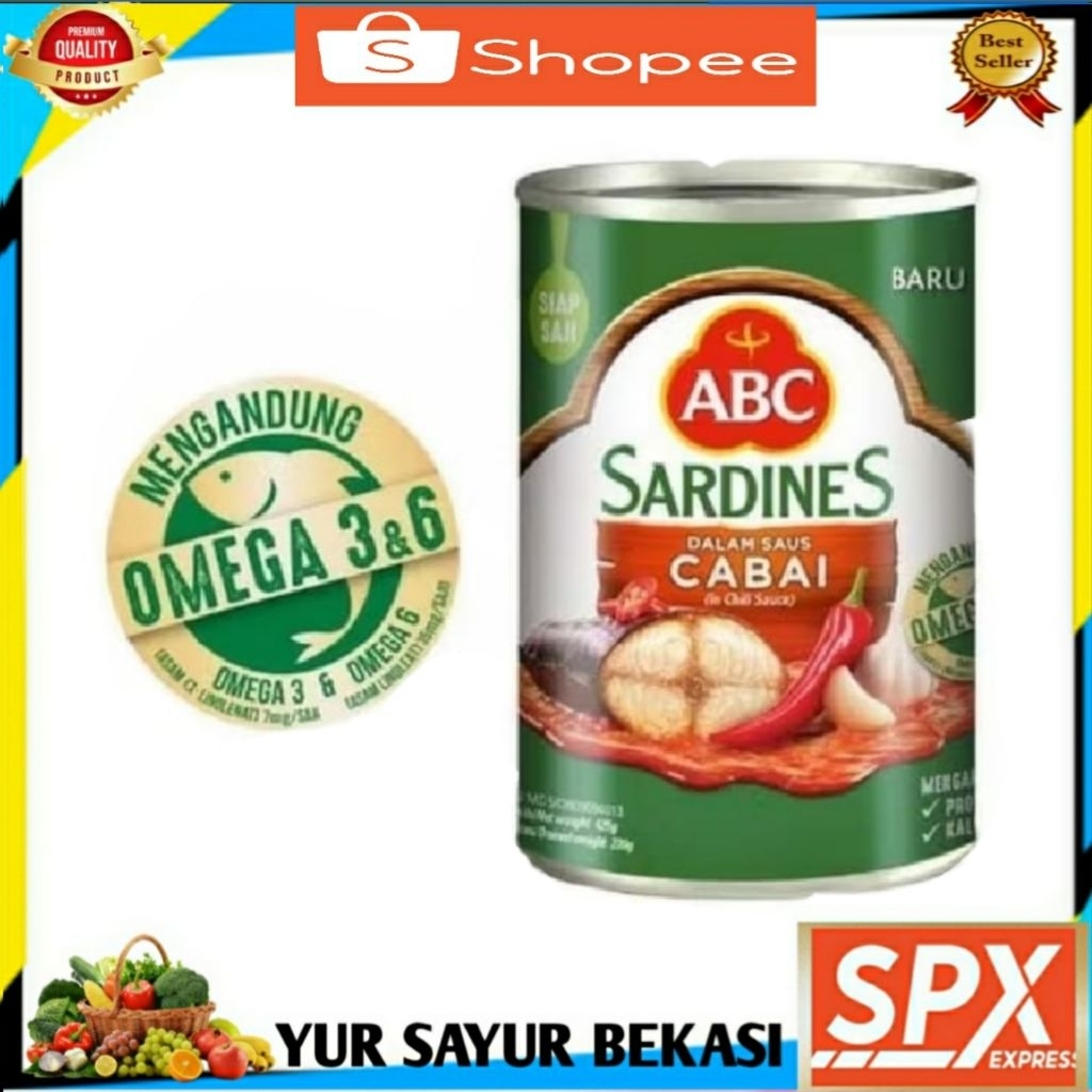 

Sarden ABC Kecil 155gr.