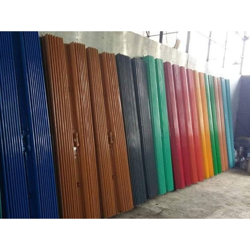 Rolling doo dan folding gate bergaransi bahan Super galvalum warna bervariasi
