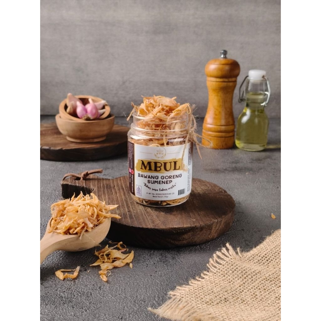 

Bawang Goreng MBUL, Asli Bawang Sumenep 60gr