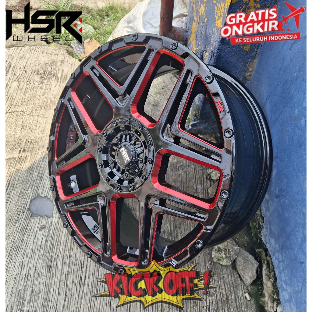 Velg Mobil HSR Ring 17 Lubang 4 Pelek Racing Kongan Bisa Untuk PelekJazz Yaris Avanza