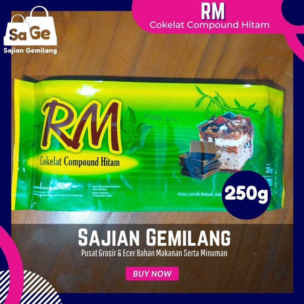 

RM Dark Coumpond 250gr & 500g - Grosir