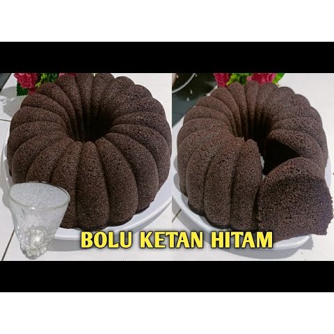 Butter Cake Ketan Hitam Gula Aren Premium FULL WIJSMAN Loyang 24 cm Gluten FREE Homemade By Ramachef