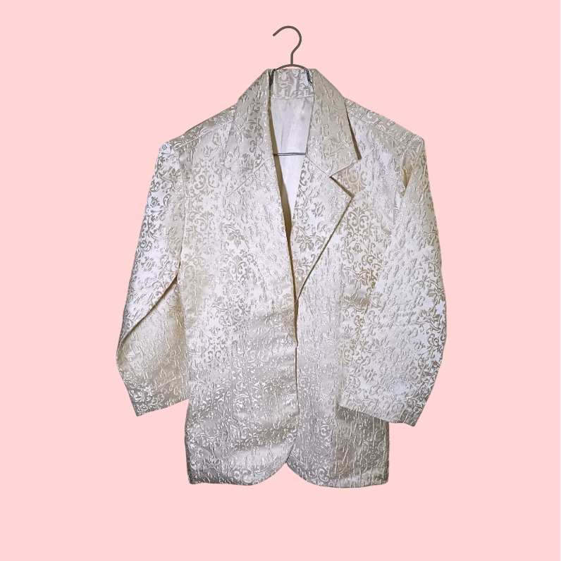 Preloved Outer Wanita | Blazer Wanita Broken White