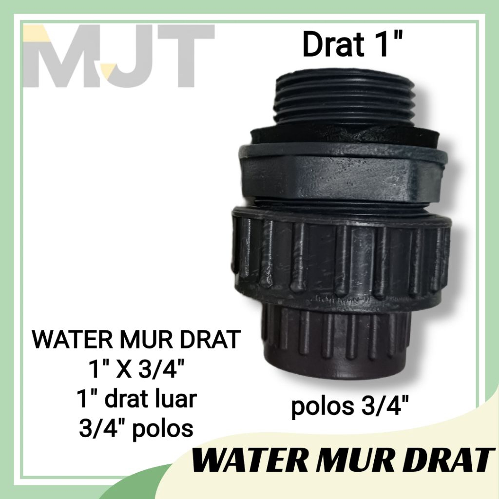 Water mur drat 1" x 3/4" / water mur 1x3/4 /water mur isco / water mur anti bocor 1"