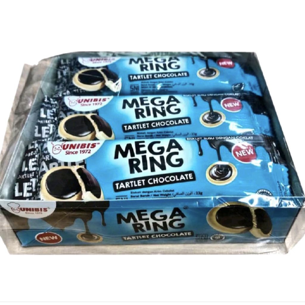 

Mega Ring Tartlet Chocolate 22 gram (isi 12) Mega Ring Tartlet Chocolate Promo
