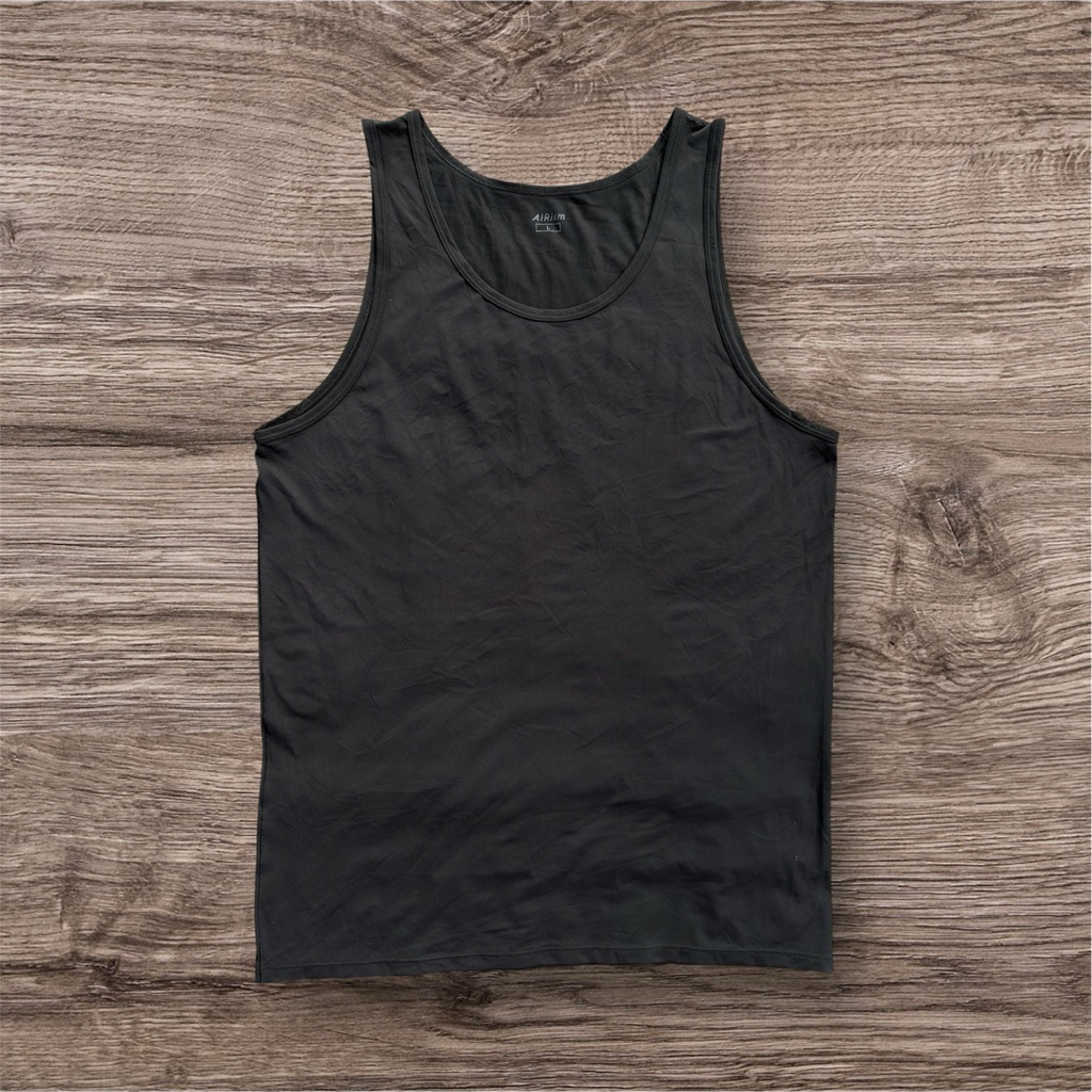 Singlet Uniqlo AIRism Black  M-L