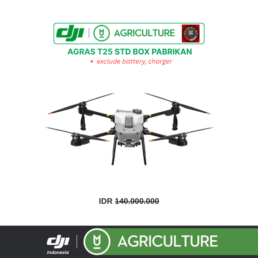 DJI Agras T25 STD BOX Drone Pertanian Semprot Hama