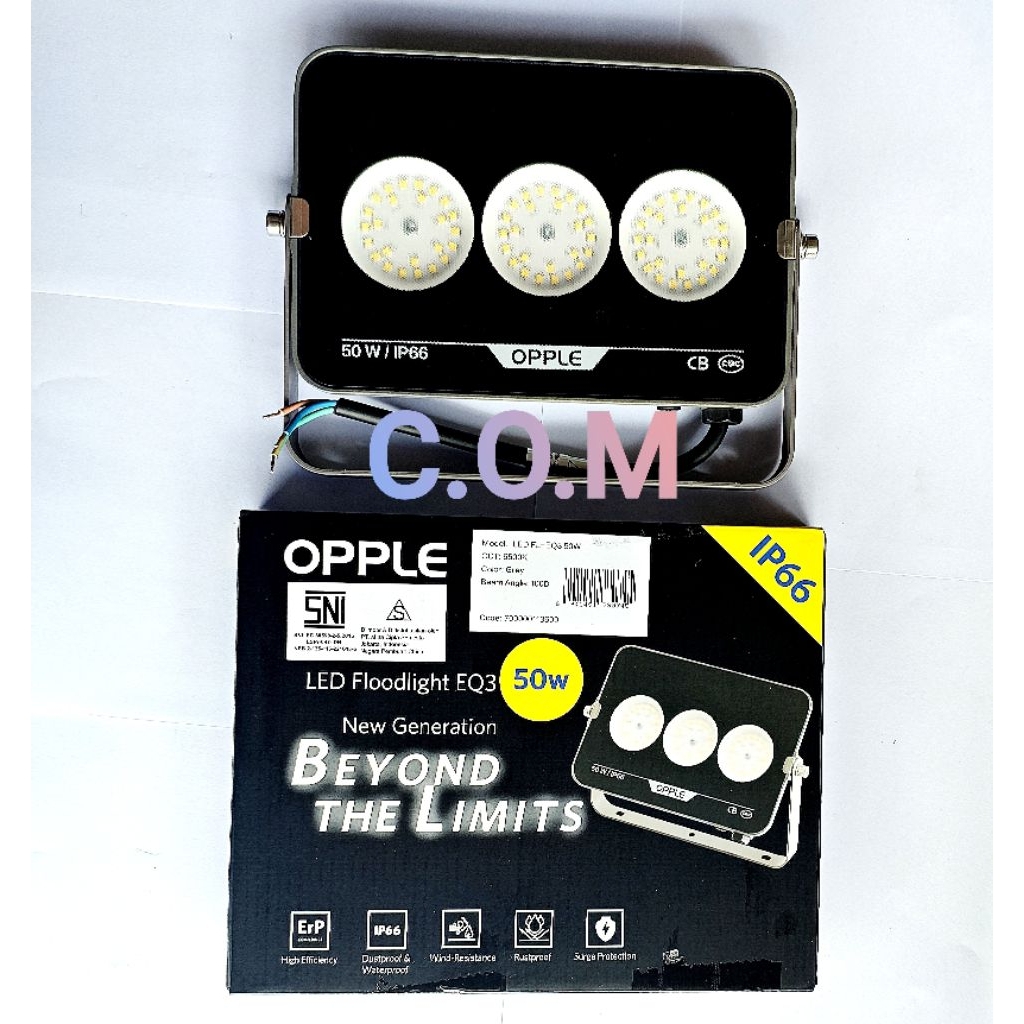Lampu Led Sorot 50watt Opple putih