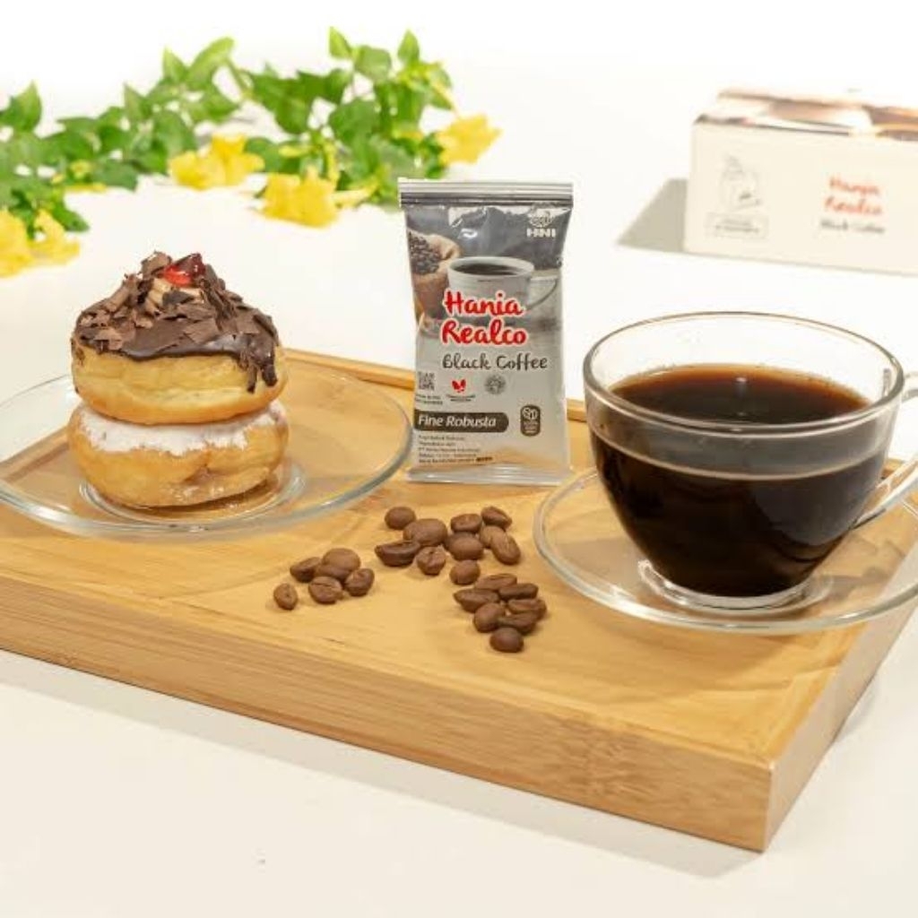 

Hania Realco Black Coffe Robusta Kopi Bubuk Robusta Kopi Hitam