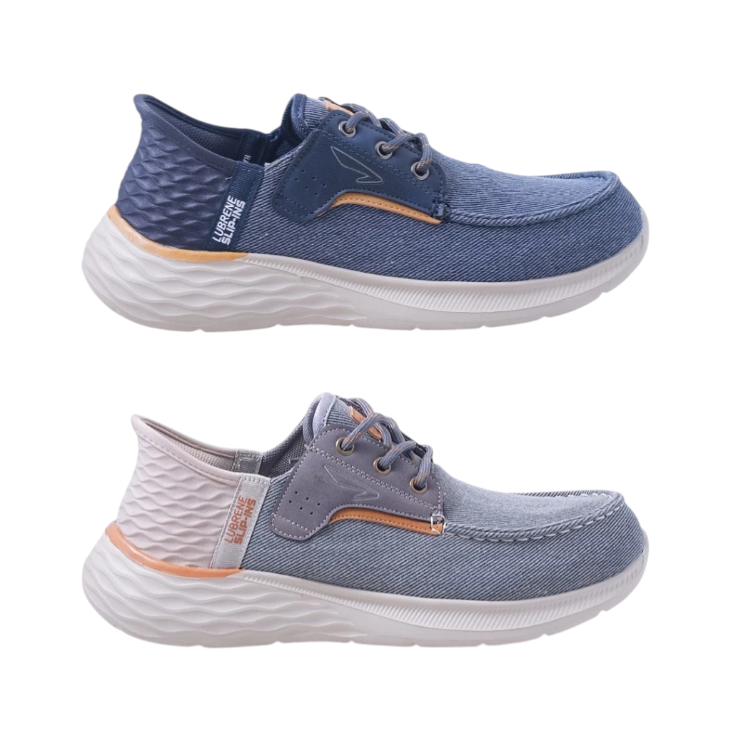 Sepatu Slip On Jeans Lubrene Ludwig Sneakers Pria/Wanita