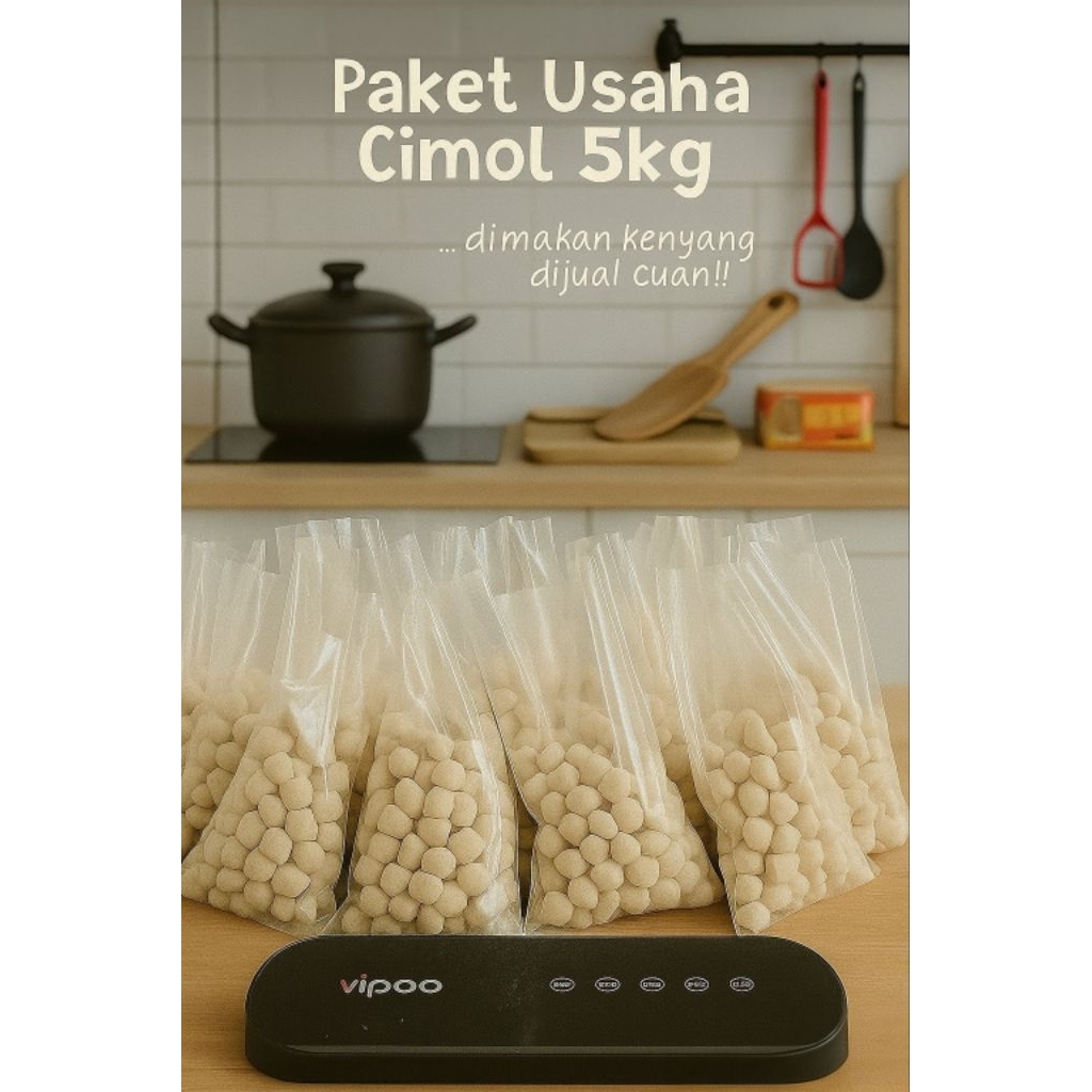 

Cimol Mentah 5 Kg – Paket Usaha Camilan Gurih Kenyal Siap Goreng, Modal Kecil Untung Besar
