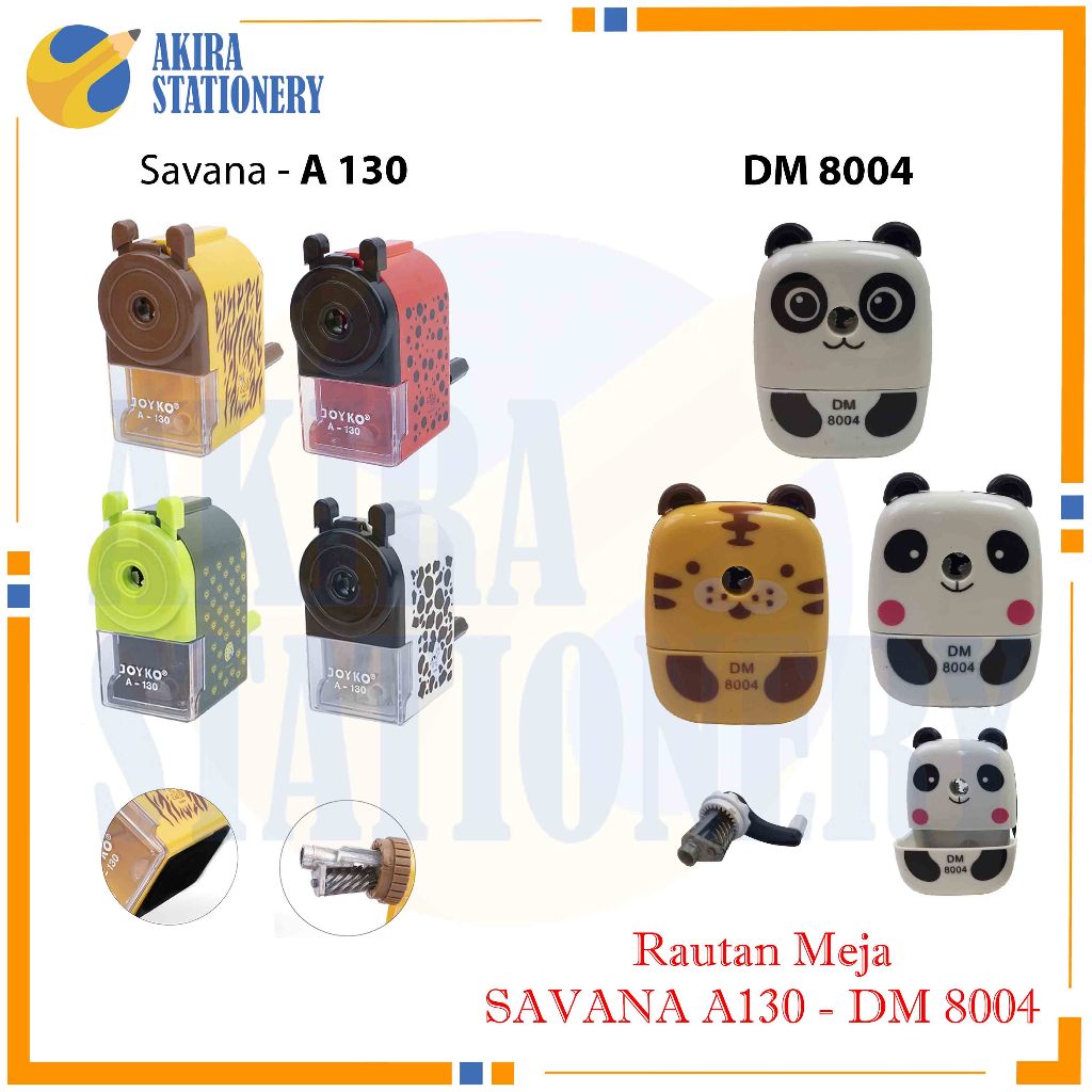 

Rautan Meja Putar Joyko A-130 / Rautan Meja Putar Joyko A-130 Savana / A 130 Serutan Table Sharpener / 7711 Fancy Animal Fox - Rabbit / Tiger / Table Pencil Sharpener A130 / A 130 Serutan Table Sharpener / 7711 Fancy Animal Fox - Rabbit / Tiger