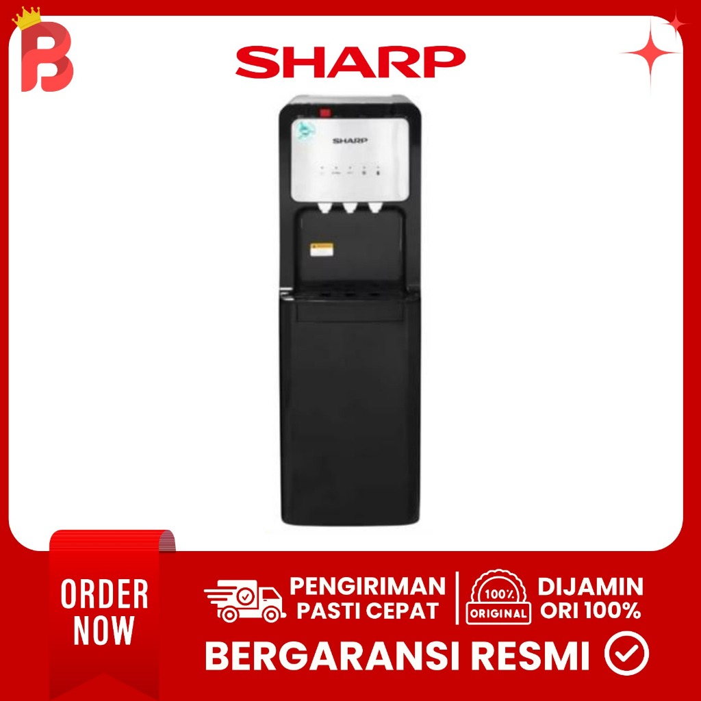 SHARP Dispenser Galon Bawah SWD-82EHL-PB (Night Lamp) 82EHL