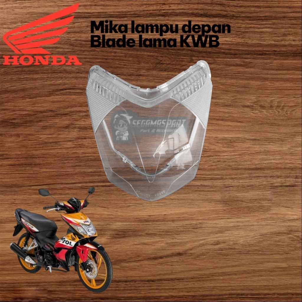 Mika Kaca Reflektor Lampu Depan Honda Blade 110 Karbu KWB Original