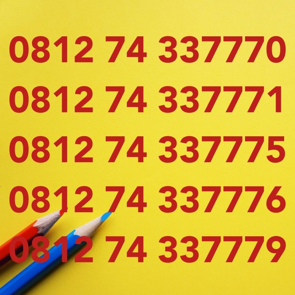 NO CANTIK TELKOMSEL SIMPATI SERI O812 XX33 777X