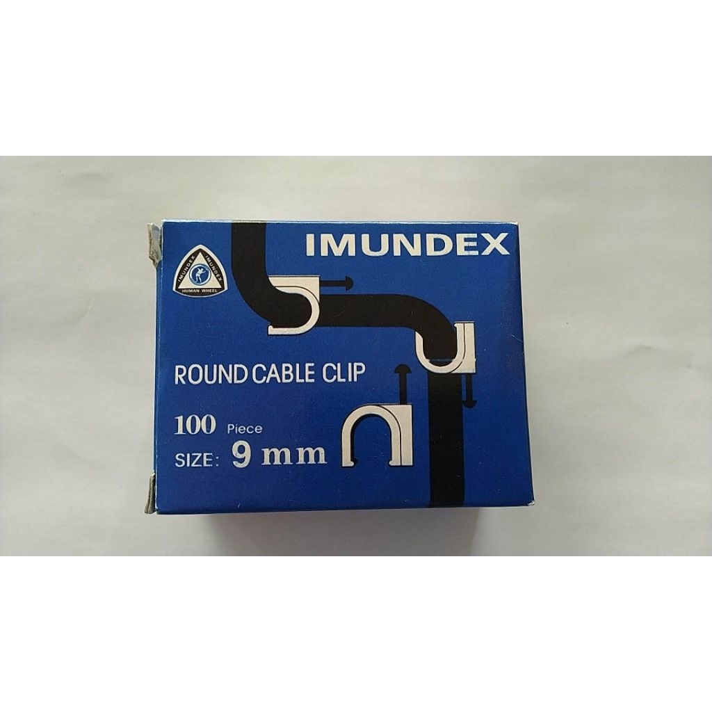 Klem kabel imundex 9mm isi 100pcs, Klem kabel imundex 9mm