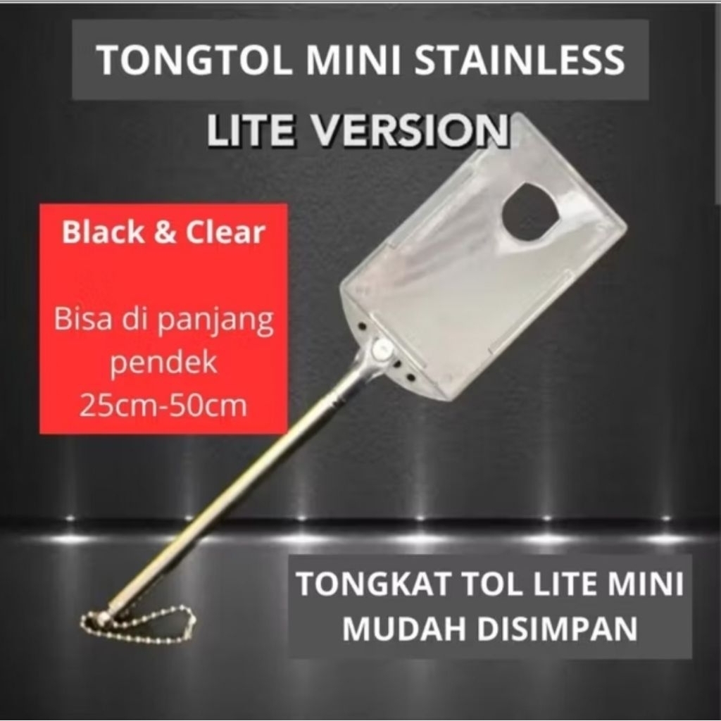 Tongkat Kartu Tol Adjustable Tangkai Stainless Tongkat Tol Stik Tol