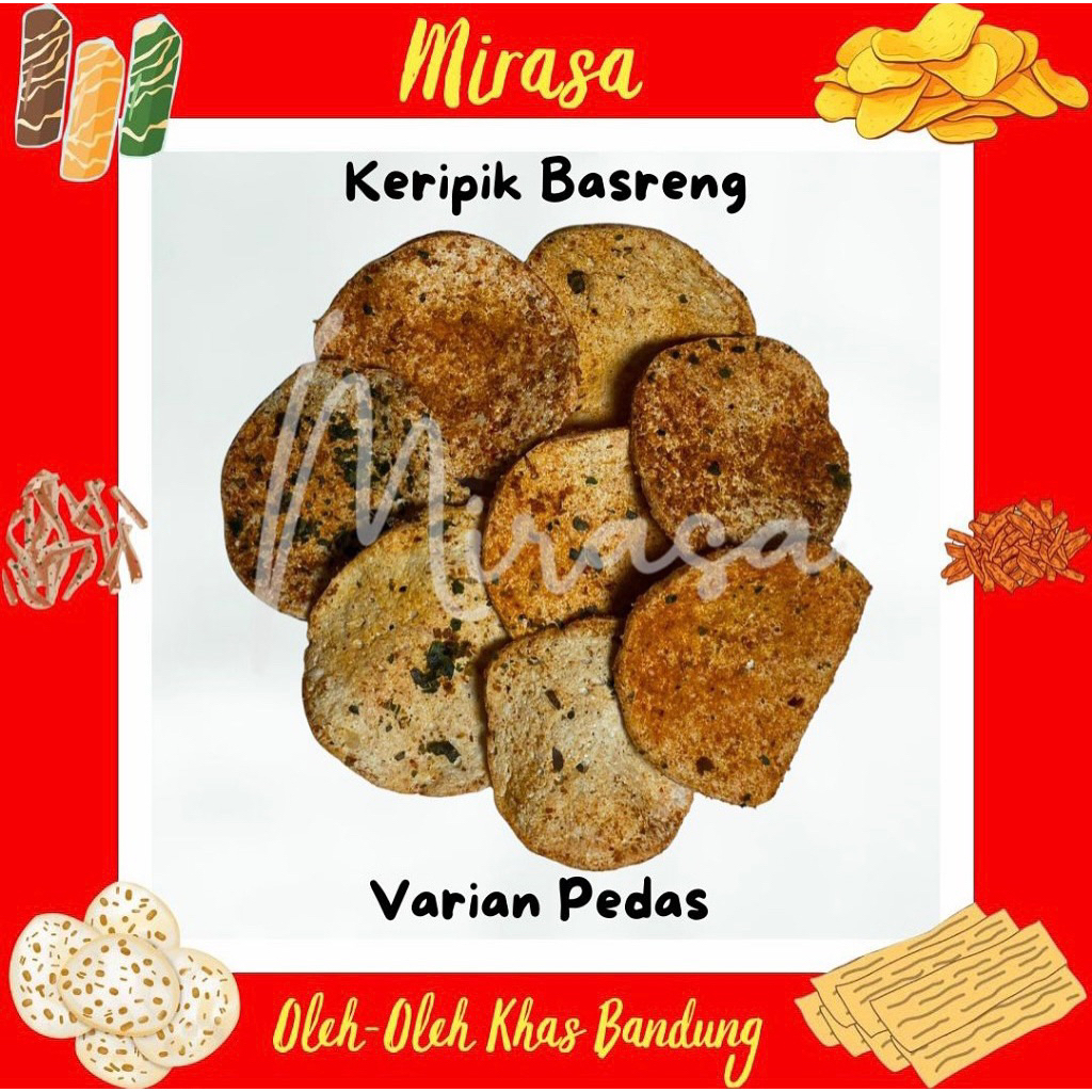 

Keripik Basreng Bulat Pedas| Kemasan Berat 250g, 500g, & 1KG.