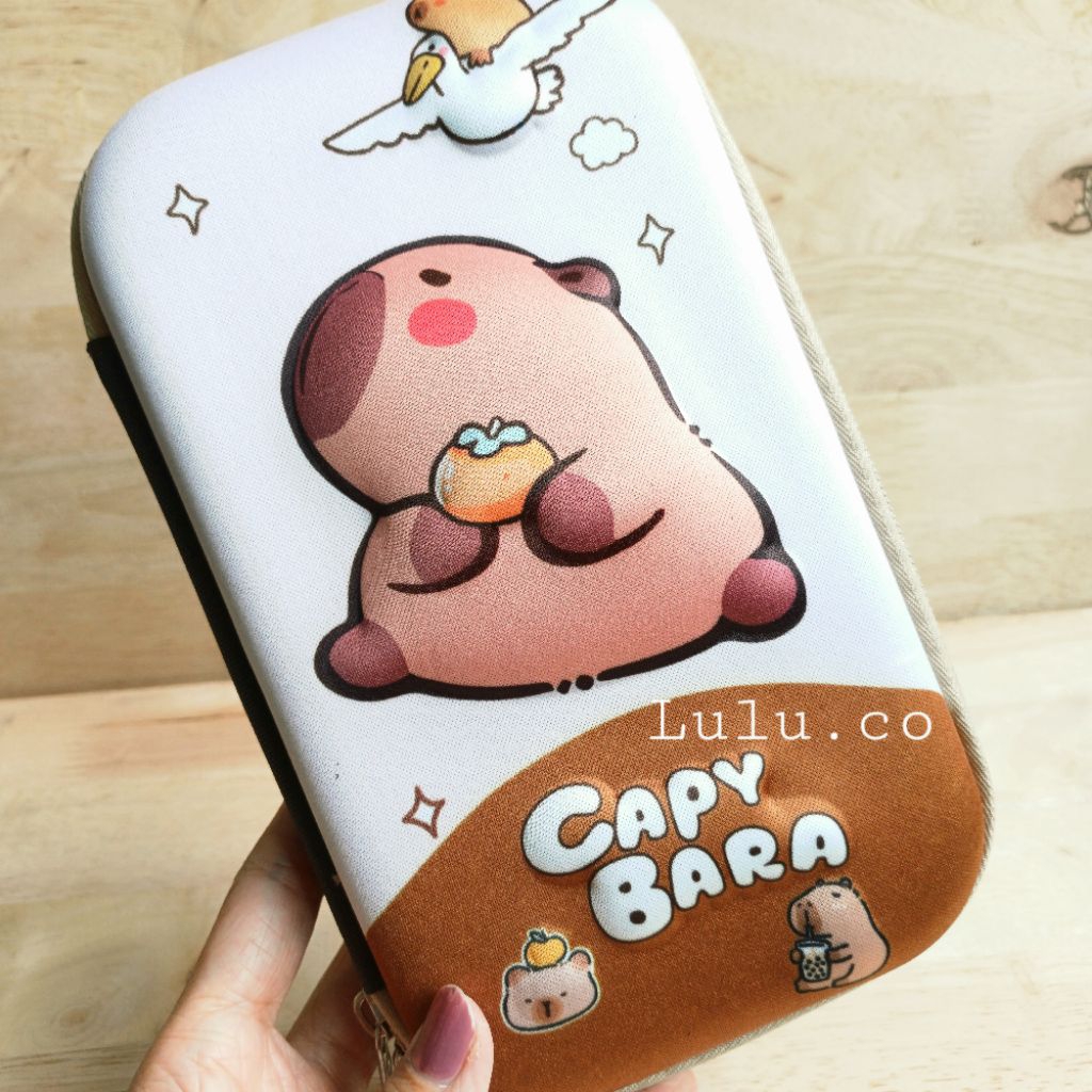 

Kotak pensil case timbul 3D CAPYBARA KP007 tempat pensil