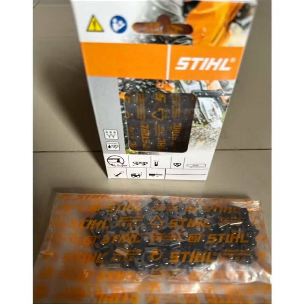Termurah Rantai Belah Stihl  Bar 22" /38T .Rantai Belah 22 inch 38 Mata.
