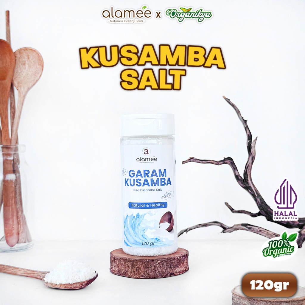 

ALAMEE Garam Kusamba Sea Salt Laut Bali 120gr Organik Murni Natural Alami Organic Lokal organikya
