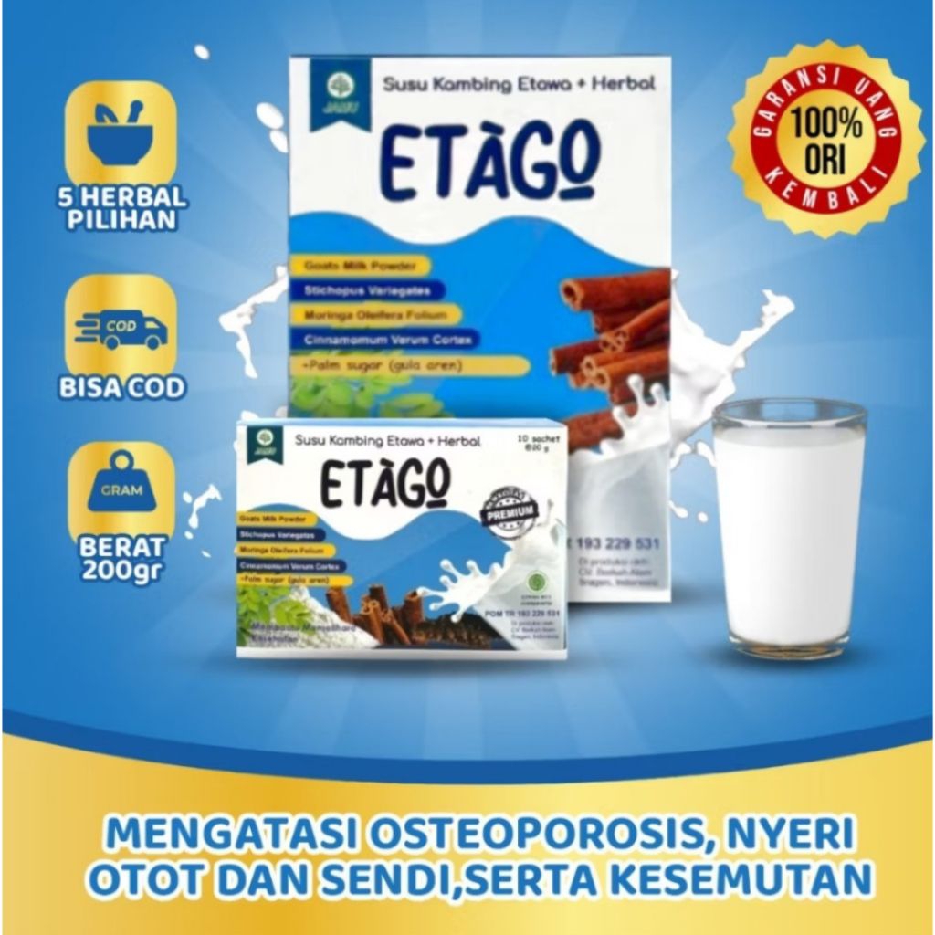 

ETAGO Susu kambing etawa 100% asli kaya nutrisi