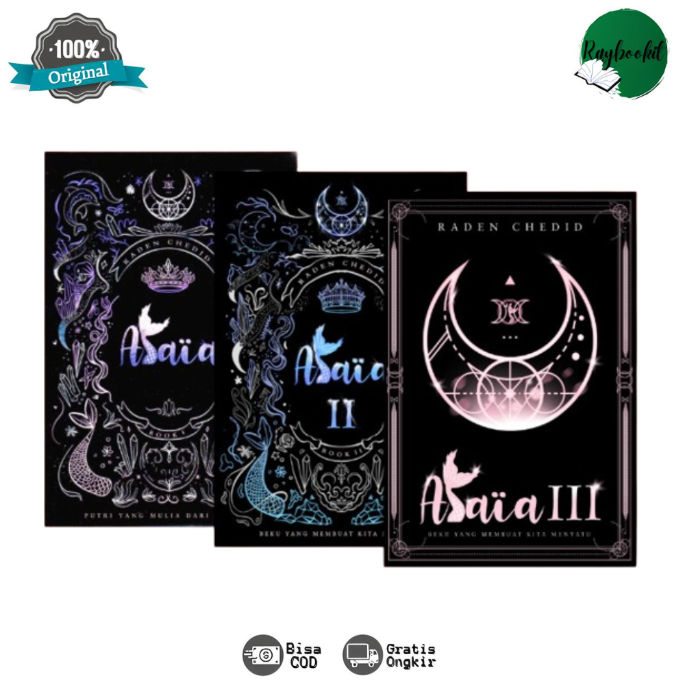 Novel Alaia I, Alaia II & Alaia III New Cover - Raden Chedid - Fantasious
