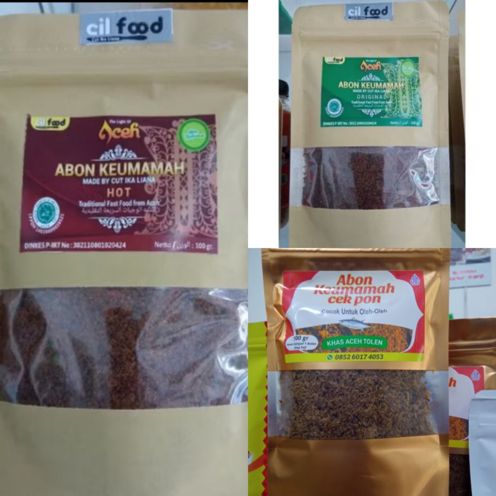 

Abon Keumamah ikan kayu cilfood / Abon Keumamah Cek Pon