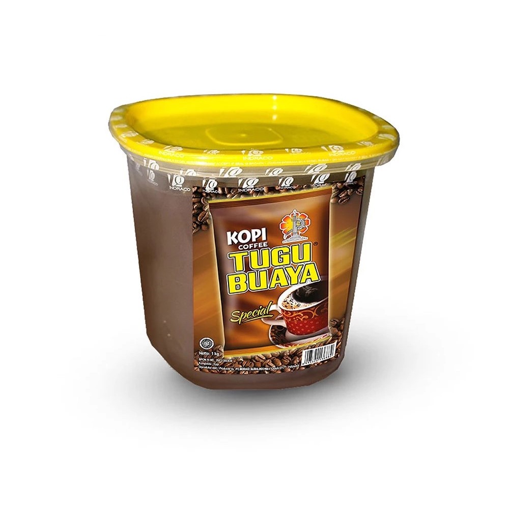 ( GRATIS !! 2 Jaheku Jahe Madu 20g ) Tugu Buaya Kopi Special Tuper 1kg Kopi Bubuk kopi hitam 1Kg