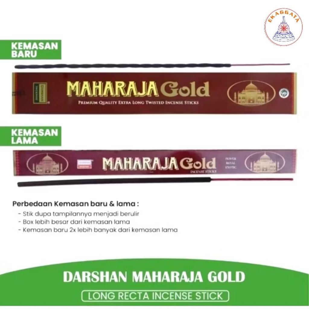 Dupa Maharaja Gold 3 Jam / Dupa Darshan Arpmaterapi / Dupa India Maharaja panjang