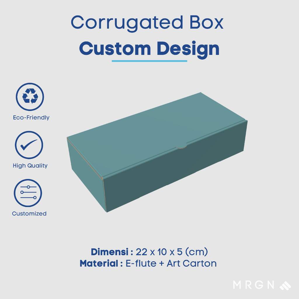 

Custom Cetak Corrugated Box Full Printed - Kardus Karton Ecofriendly