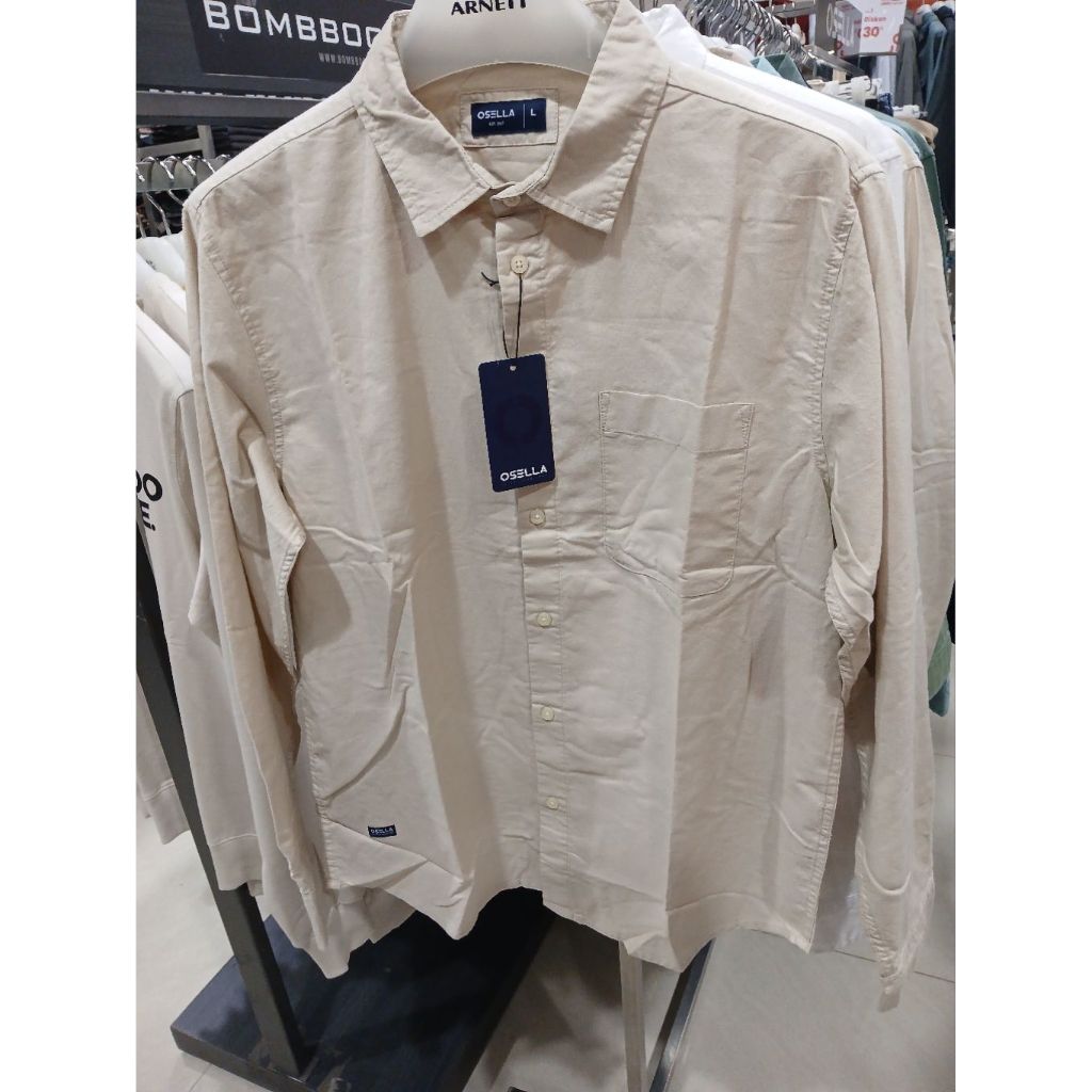 osella men kemeja panjang pria casual 2037501438