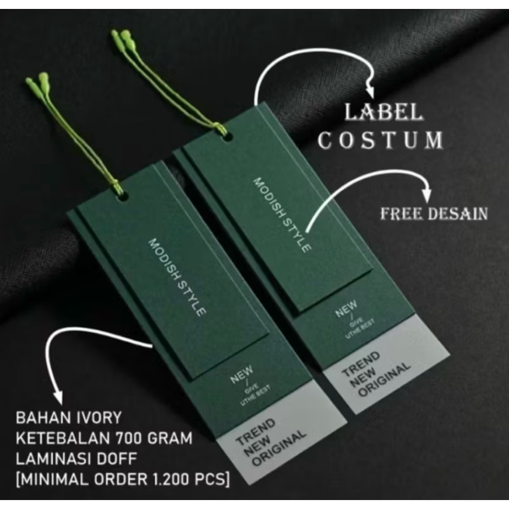 

Hangtag Custom Ivory 700gsm – Label Gantung Elegan untuk Brand & Produk Fashion kamu