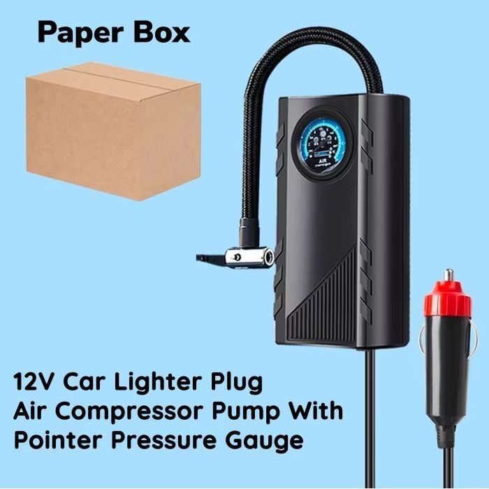 {LUCK.B} Pompa Angin Ban Mobil Truk Motor Elektrik Cek Tekanan Angin Digital Inflator Pompa Mobil El