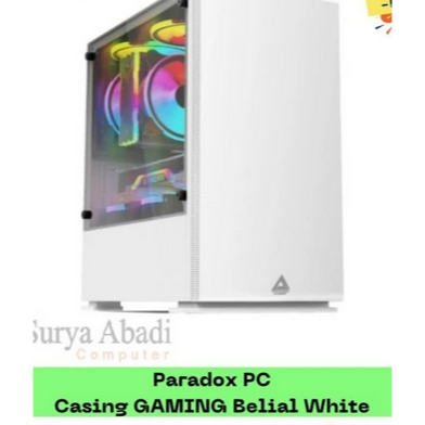 Paradox PC Casing Gaming Belial - White