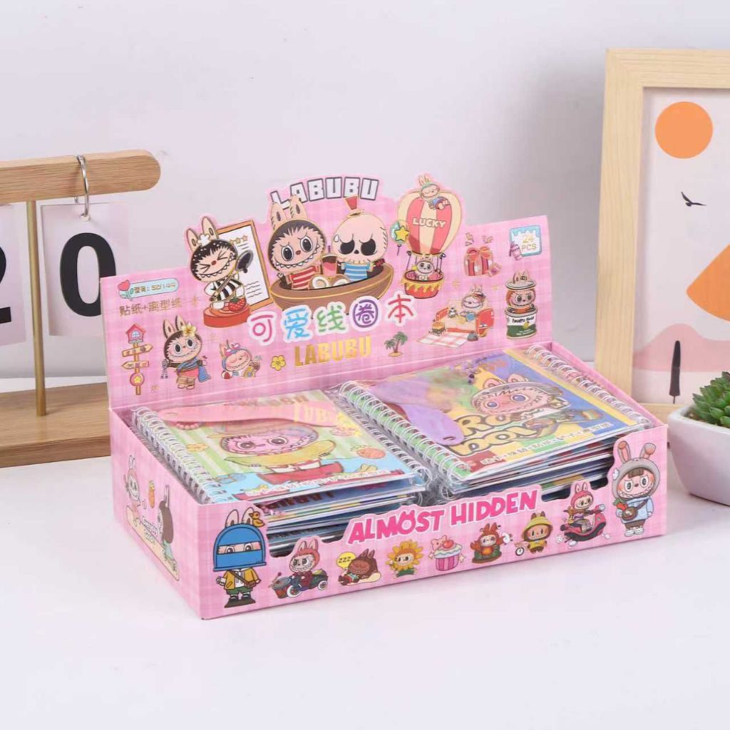 

Labubu Stiker Buku Karakter Tahan Air Anti air Stiker kartun Dekorasi Murah