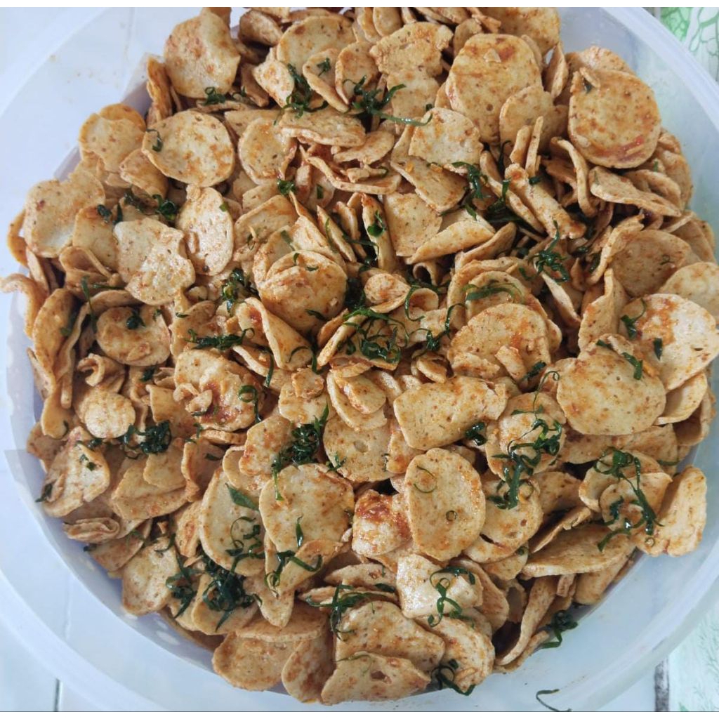 

basreng pedas daun jeruk 500gr