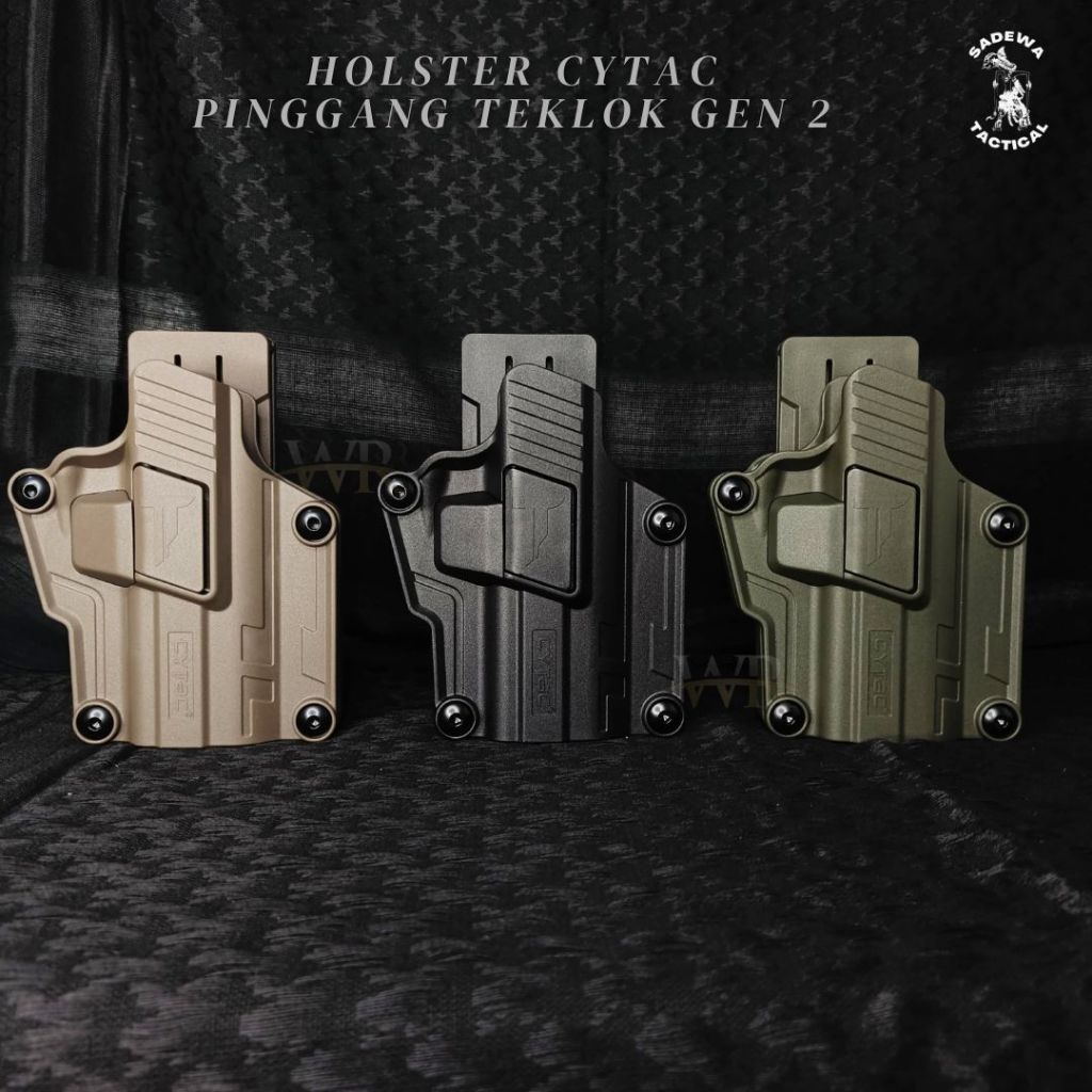 Cytac MegaFit Gen 2 Universal Holster with Belt Paddle Attachment - Right Hand / Holster pistol cyta